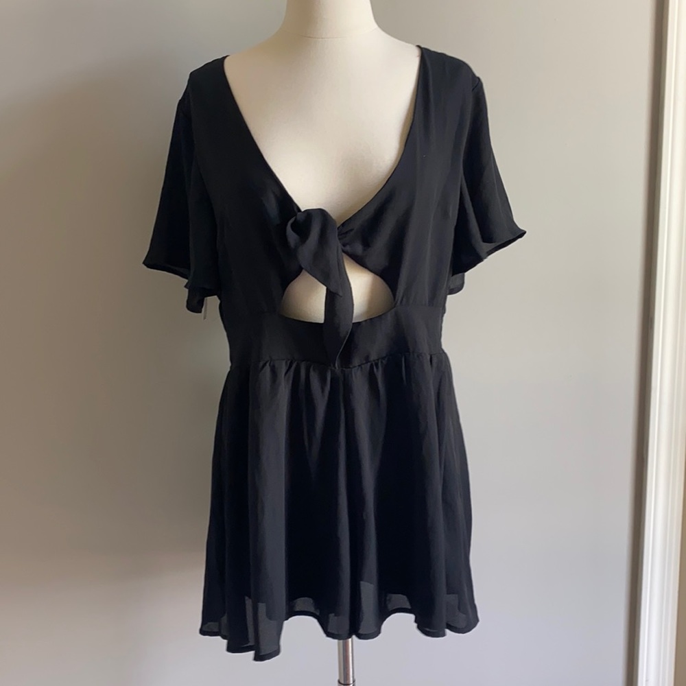 NWOT Pink Lily Romper